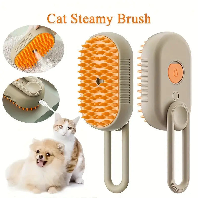 Pet Spray Grooming Comb with Steam Function