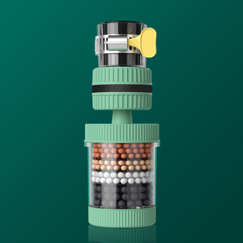 Rotatable Faucet Filter with Water Purification