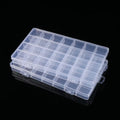 Transparent Storage Container Jewelry Box Clear Plastic Organizer Box Empty Earring Storage Organizer Display Case for Beads