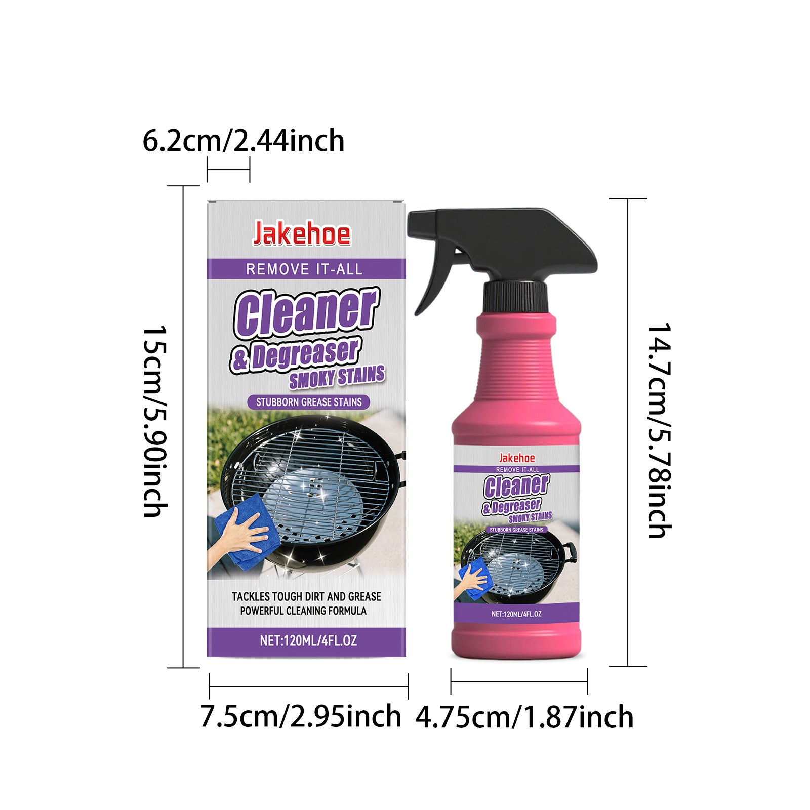 Grill Cleaner Spray for Barbecue Racks
